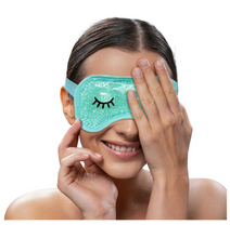 Load image into Gallery viewer, Eye Mask, Hot & Cold Gel, Turquoise
