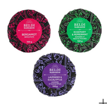 Load image into Gallery viewer, Moroccan Oil Black Triple Milled Soap - 3 piece gift set