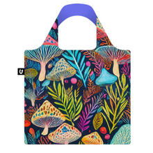 Load image into Gallery viewer, Folding Tote Bag, Mushrooms