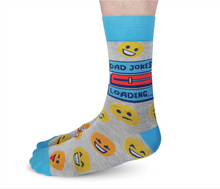Load image into Gallery viewer, Mens Socks, Dad Jokes Loading