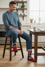 Load image into Gallery viewer, Mens Socks, Hockey Dad