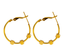 Load image into Gallery viewer, Hackney Nine, Masuyo Gold Hoops