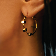 Load image into Gallery viewer, Hackney Nine, Masuyo Gold Hoops