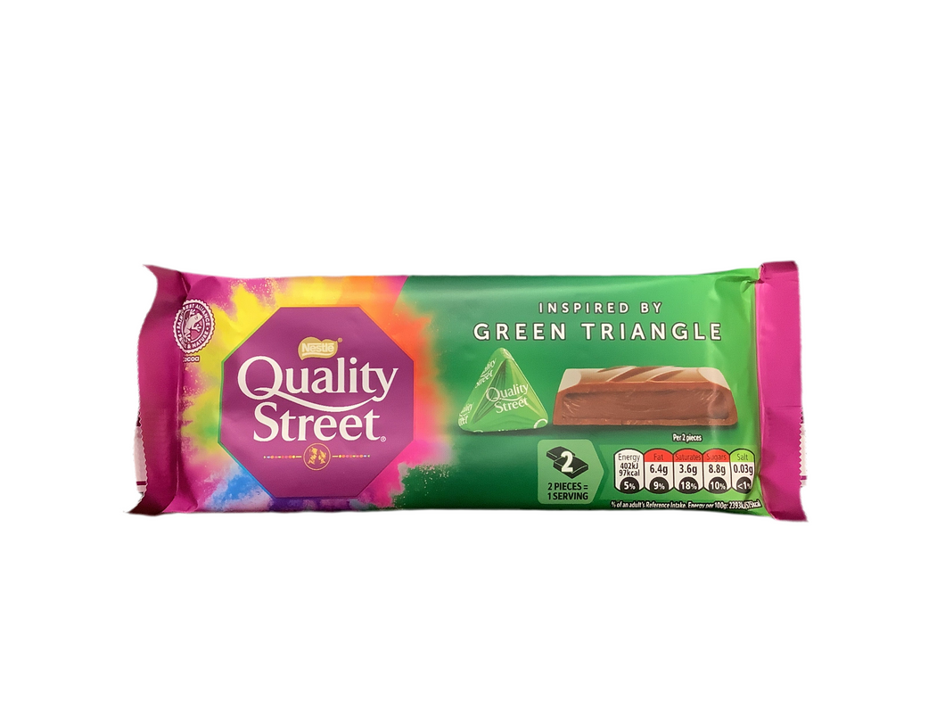 Chocolate bar, Quality Street, Inspired by Green Triangle