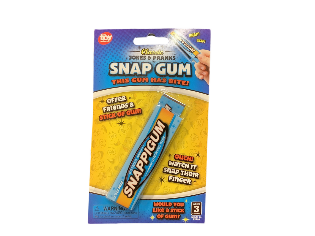 Snap gum
