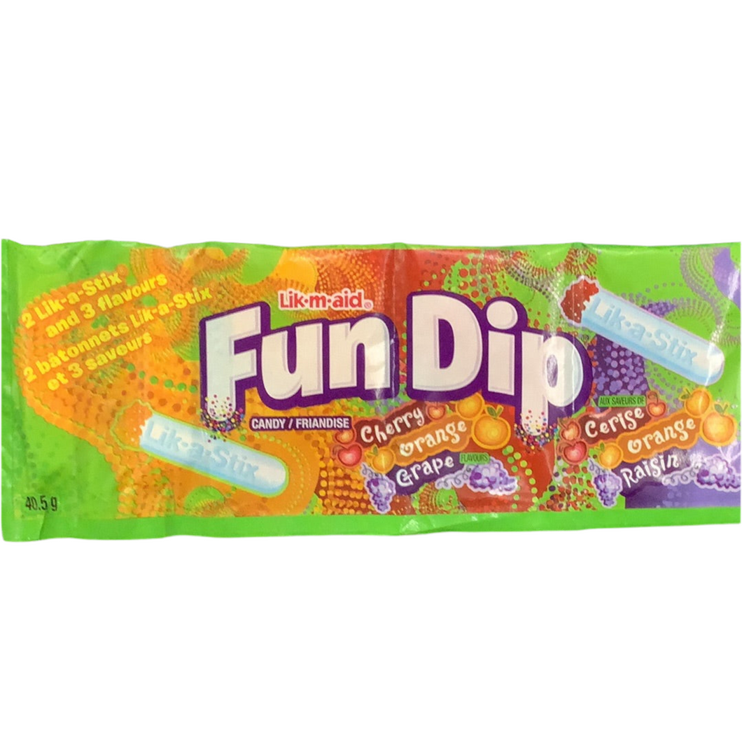 Fun Dip, Cherry Orange Grape