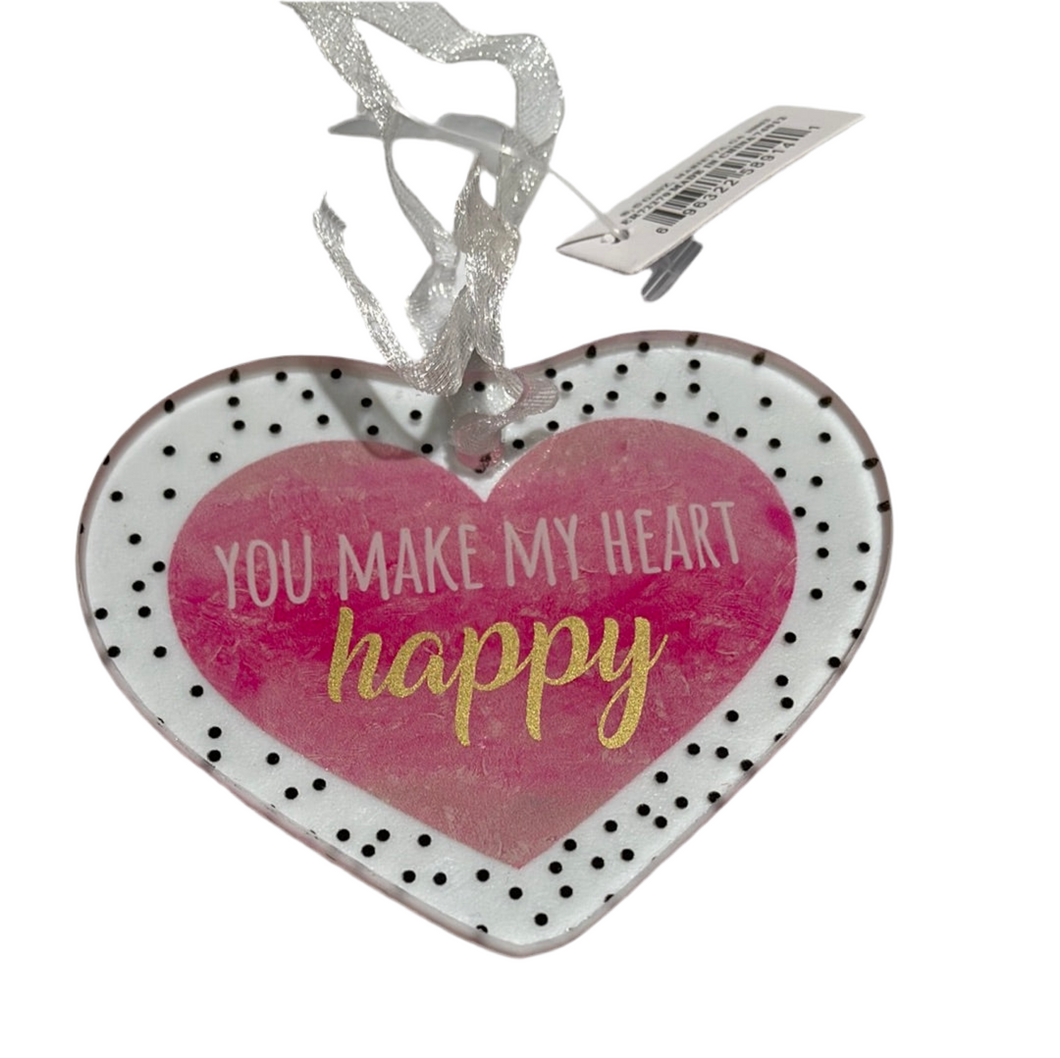 Ornament, Heart, You make my heart Happy