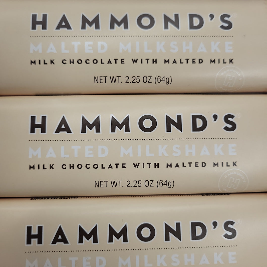 Chocolate Bar, Hammond’s, Malted Milkshake
