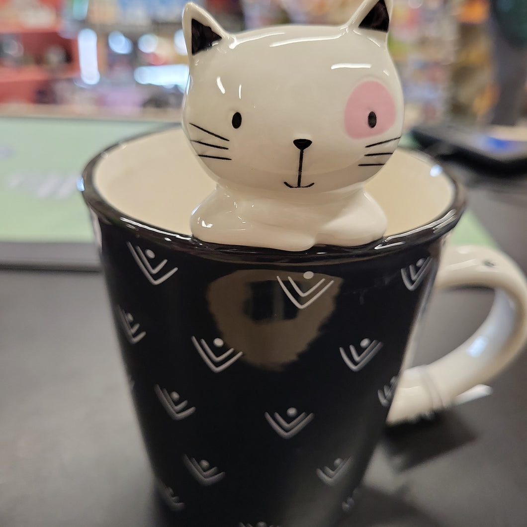 Mug, Peeping Cat