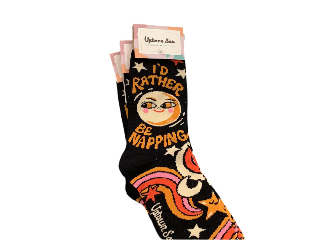 Ladies Socks, I’d Rather Be Napping