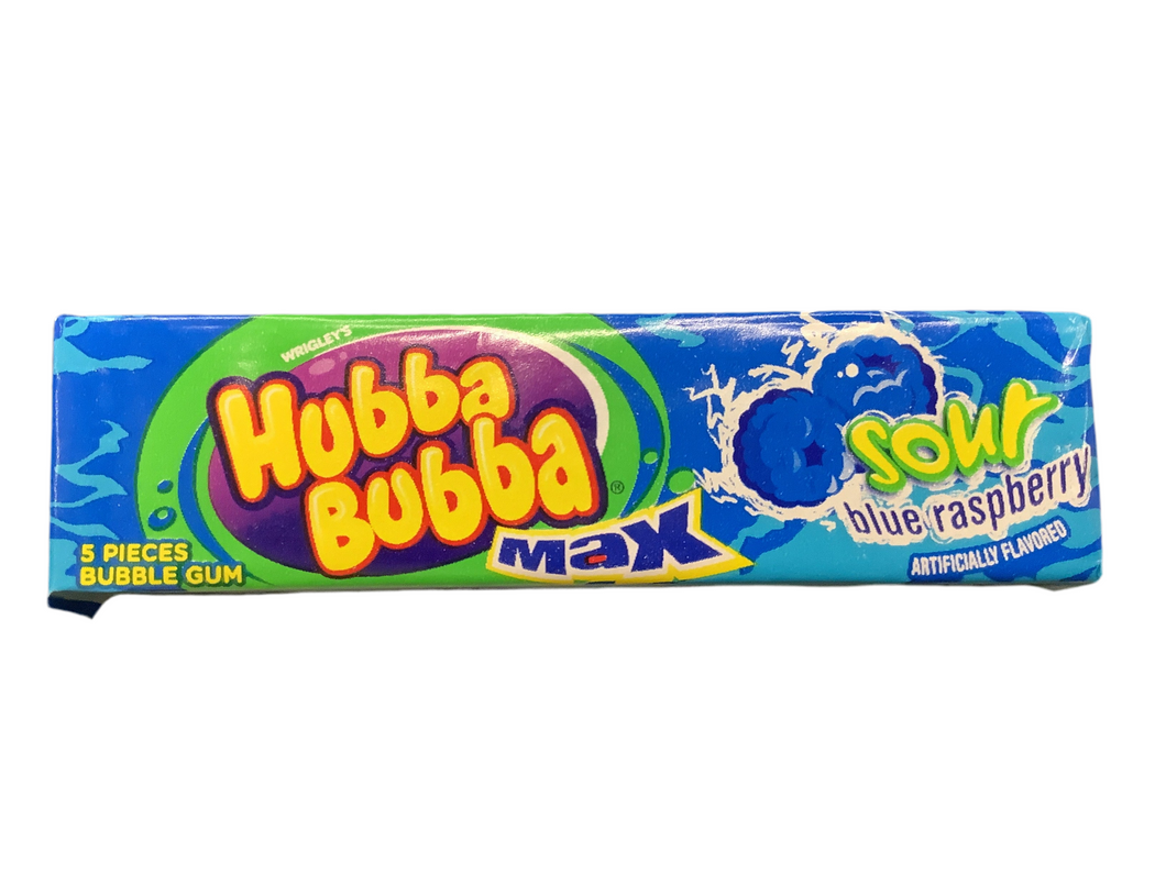 Gum, Hubba Bubba, Sour Blue Raspberry