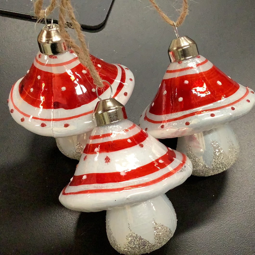 Christmas Ornament, Mushroom