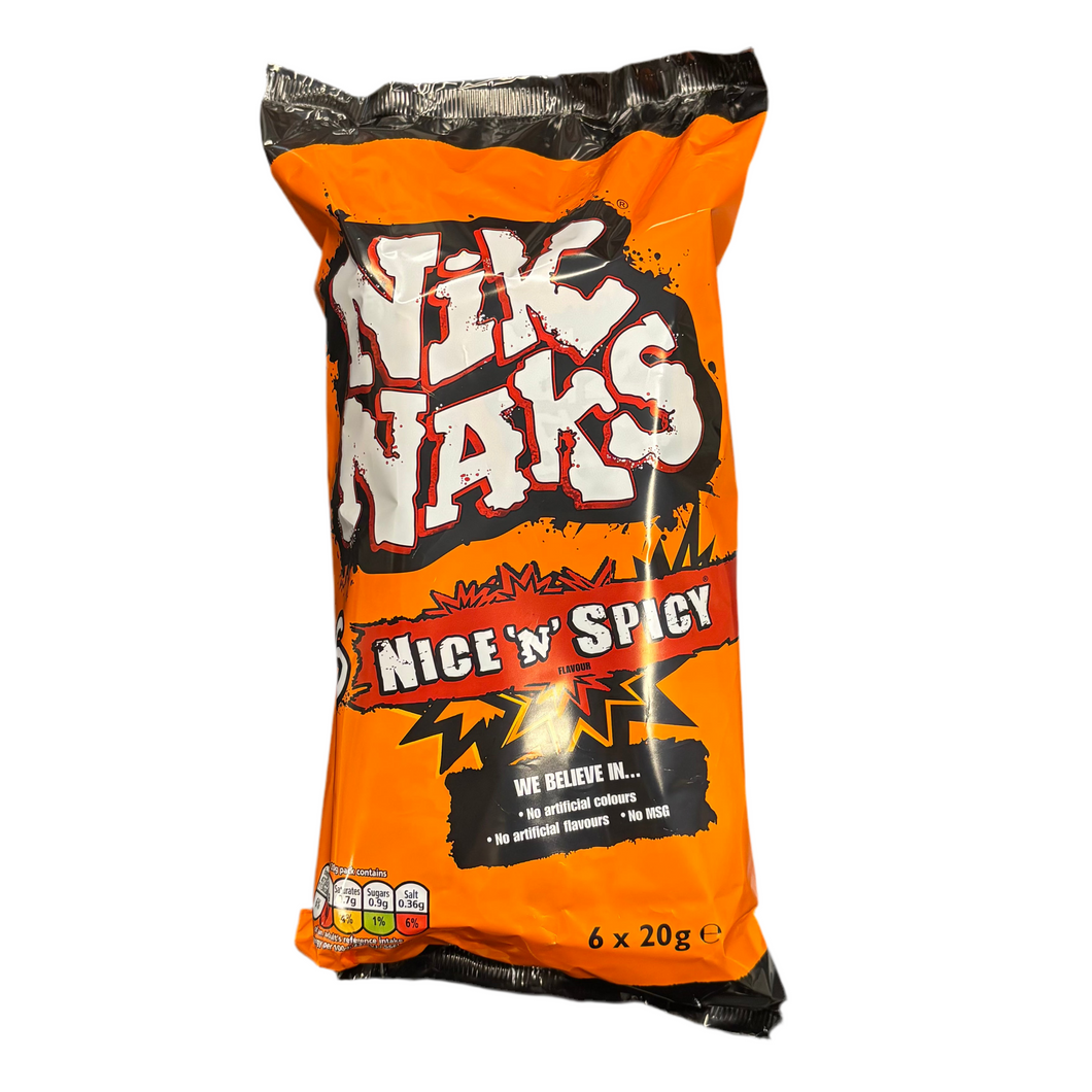 Chips, Nik Naks, Nice n’Spicy