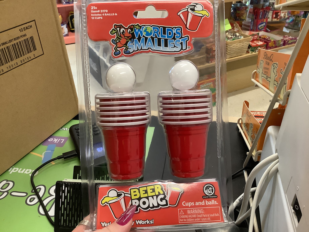 World's Smallest, Beer Pong