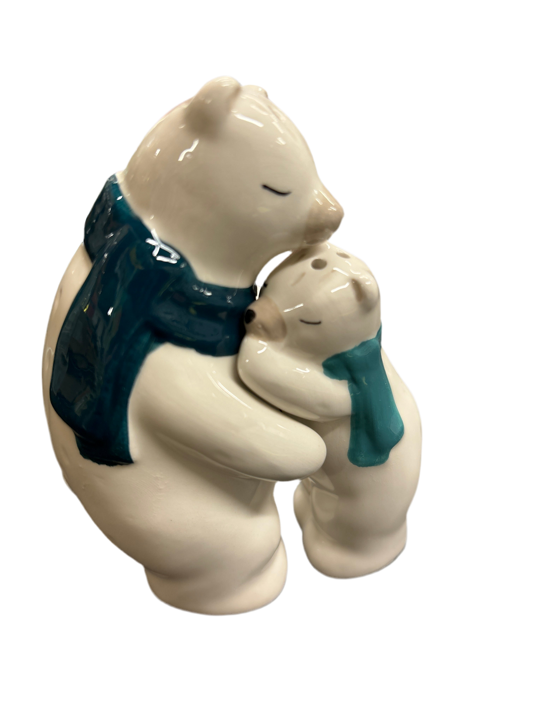 Salt & Pepper,  Hugging Polar Bear