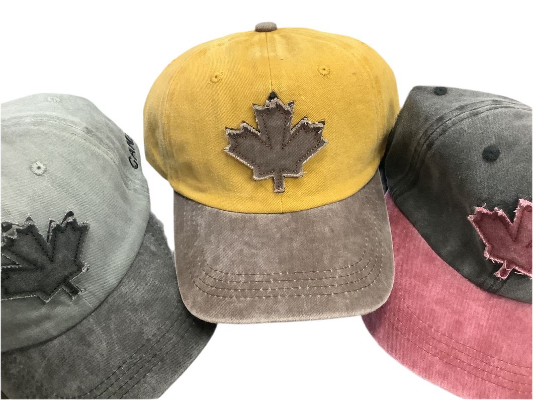 Baseball Hat Maple Leaf