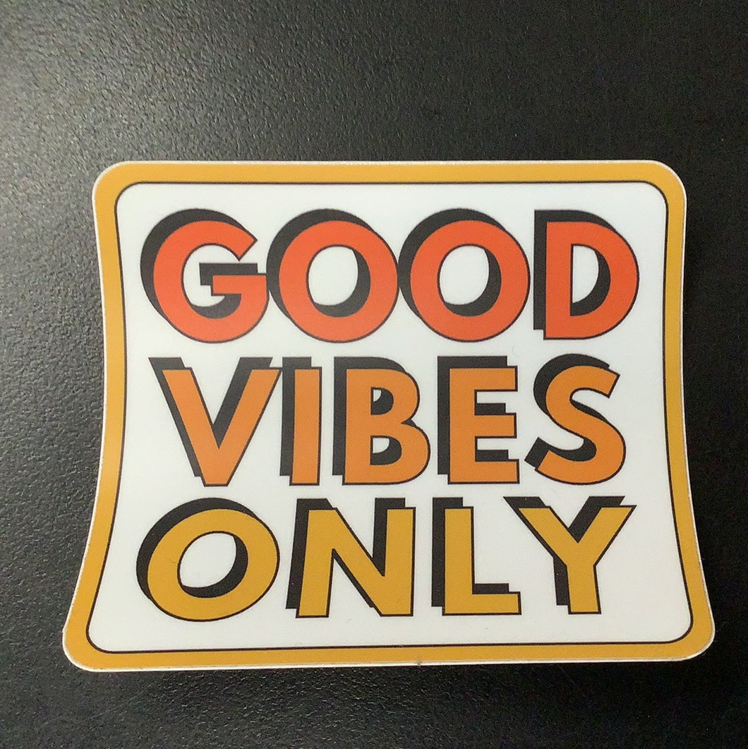 Sticker, Good Vibes Only