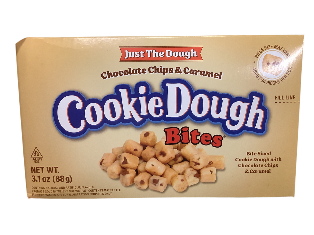 Theatre Box, Cookie Dough, Chocolate & Caramel