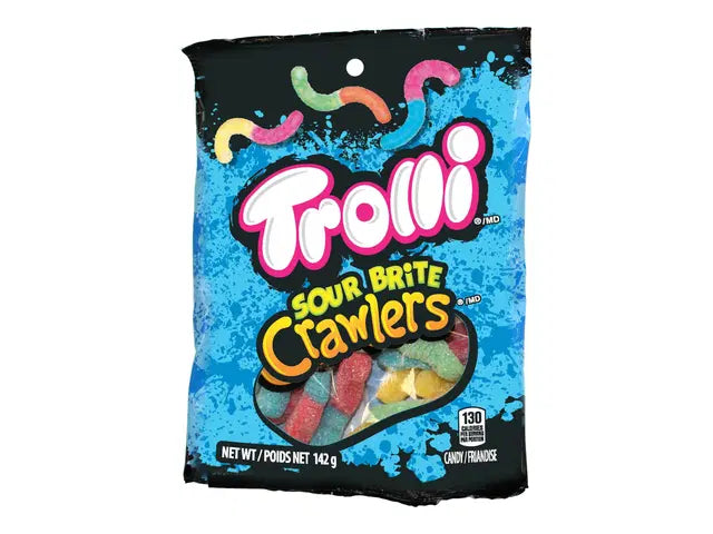 Hanging Bag, Trolli, Sour Brite Crawlers