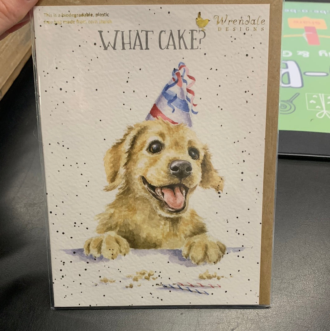 Wrendale Card, What Cake?