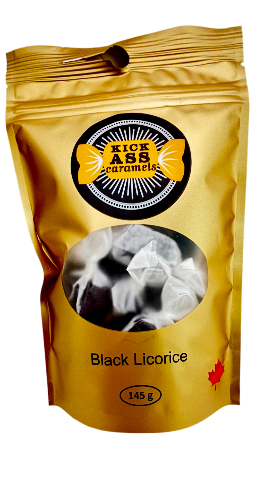 Kick Ass caramels, Black Liquorice
