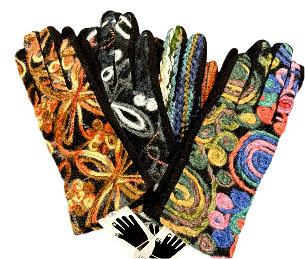 Gloves, Decorative Touch Screen,