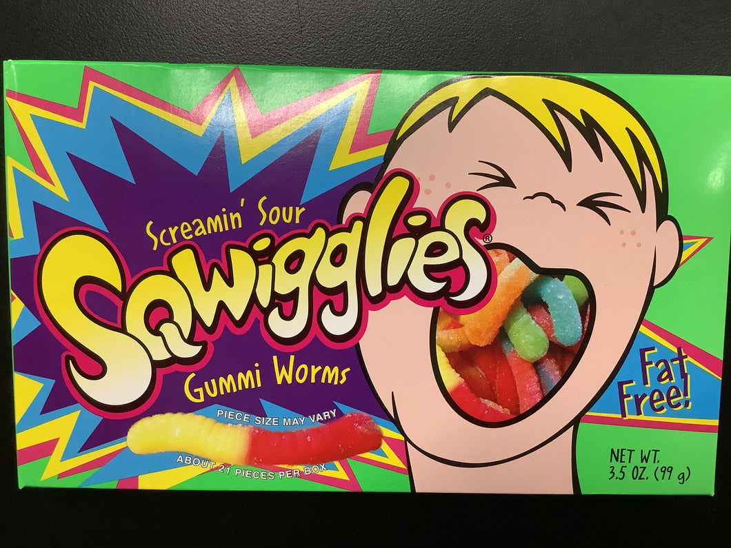 Theatre Box, Screamin’ Sour, Sqwigglies