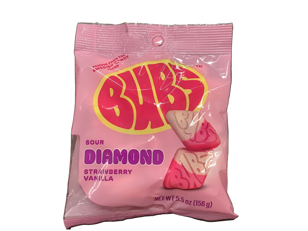 Hanging Bags, Bubs, Sour Diamond, Strawberry Vanilla