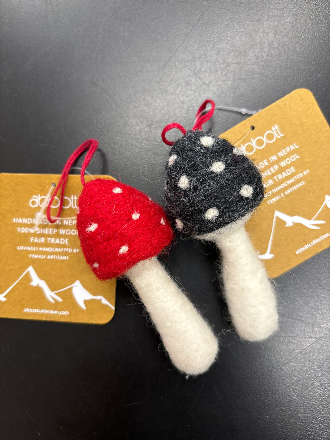 Christmas Ornament, Mushrooms