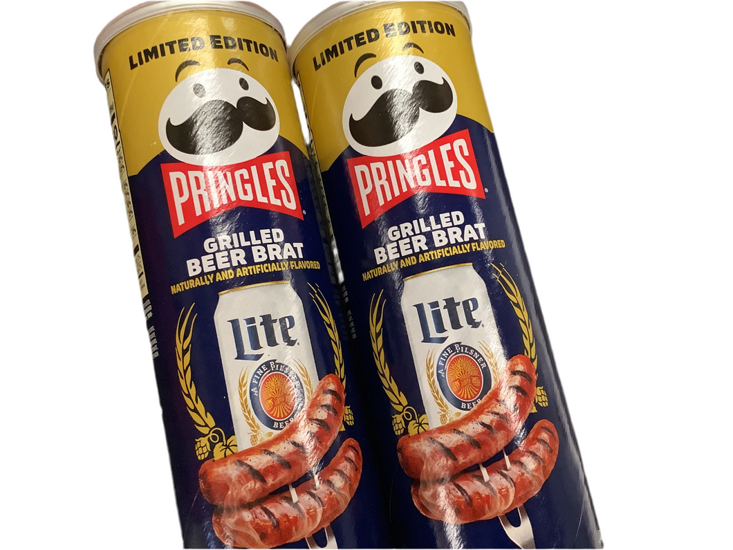 Pringles, Grilled Beer Brat
