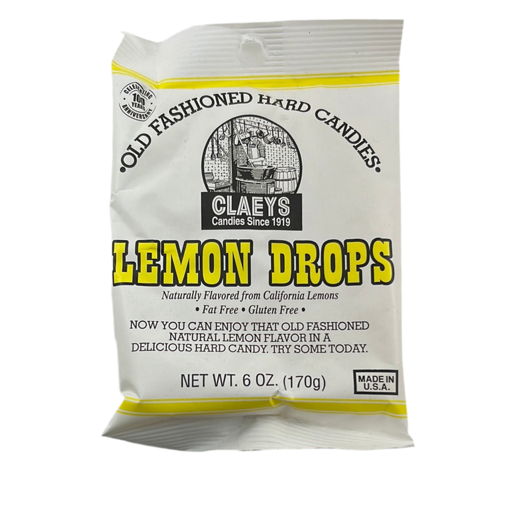 Hanging Bag, Claeys Old Fashioned Hard Candies, Lemon Drop