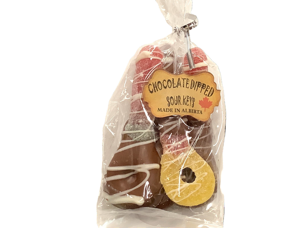 Chocolate Dipped Sour Keys