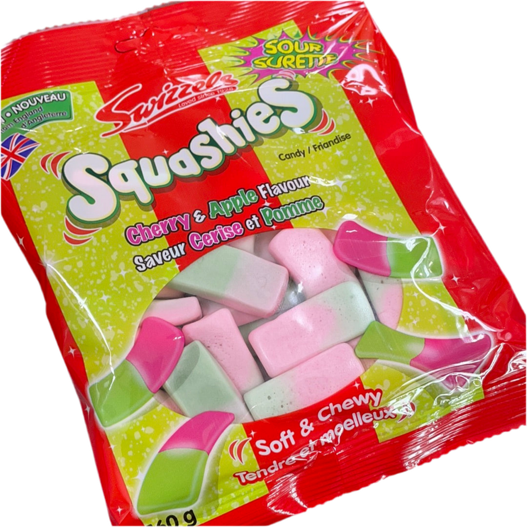 Hanging Bag, Swizzles, Squashies, Sour Cherry & Apple (160g)