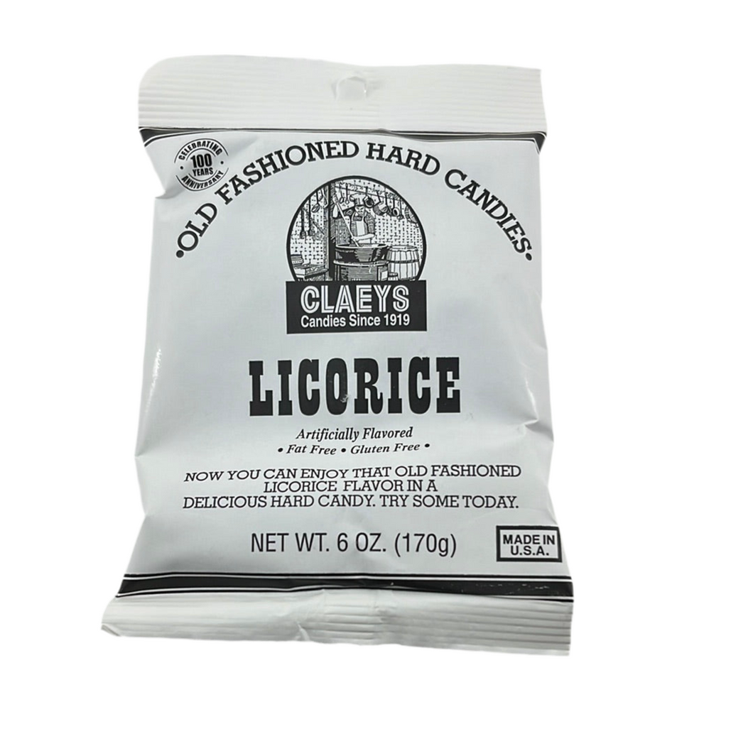Hanging Bag, Claeys Old Fashioned Hard Candies, Licorice