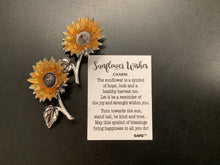 Load image into Gallery viewer, Charm, Sunflower Wishes
