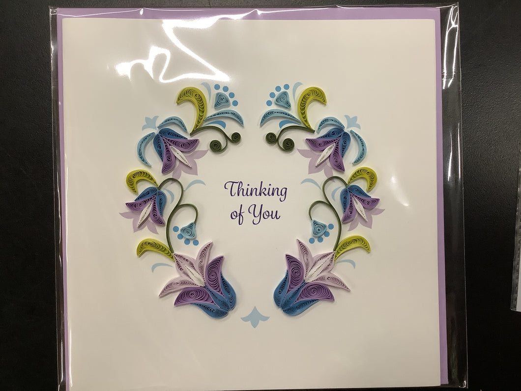 Quilling Card, Thinking of You