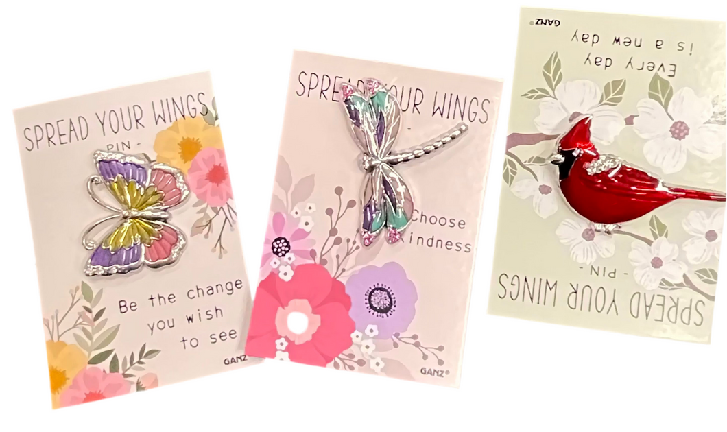 Spread Your Wings, pins, Asst Styles