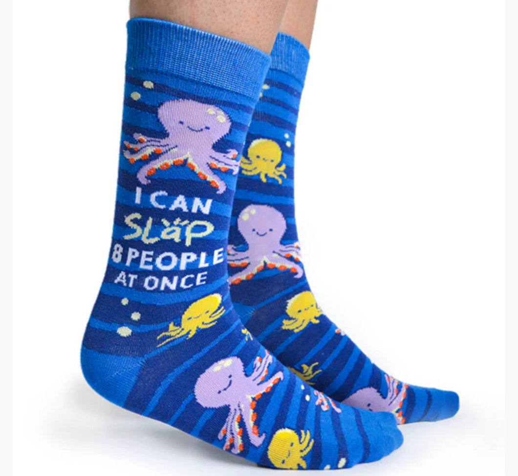 Ladies Crew Socks, I can slap 8 people at once