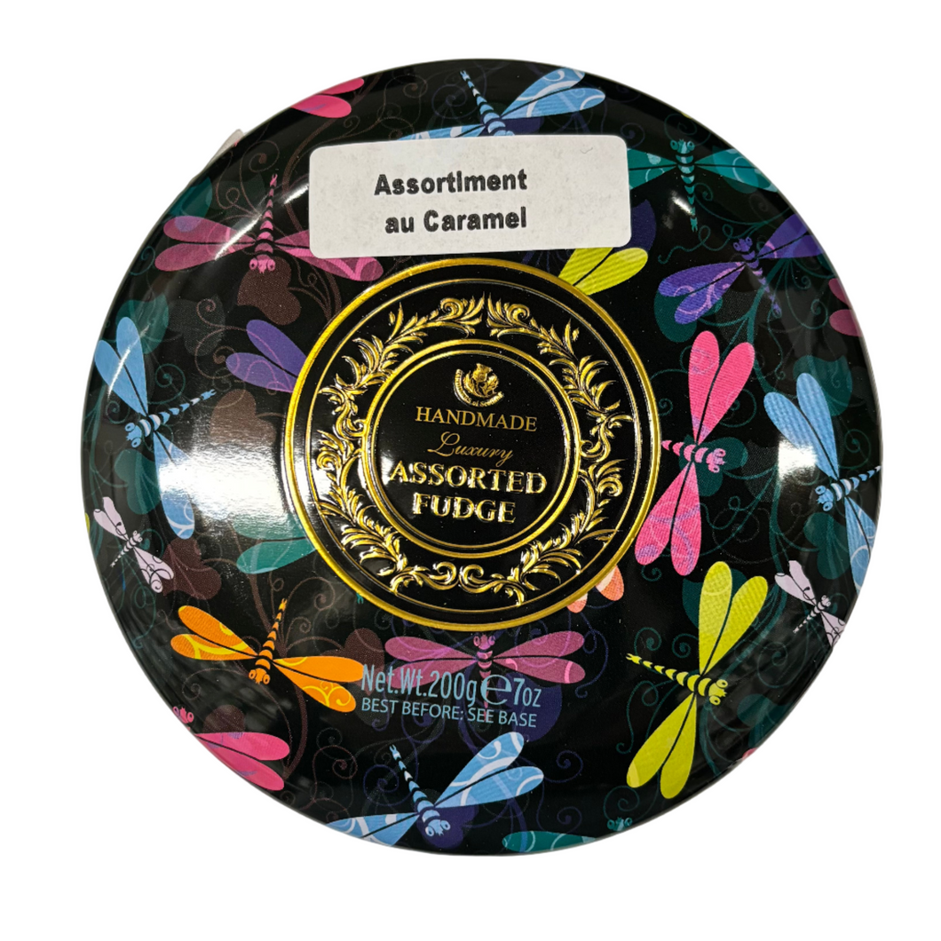 Gardiners, Handmade Luxury Assorted Fudge, Dragonfly Tin