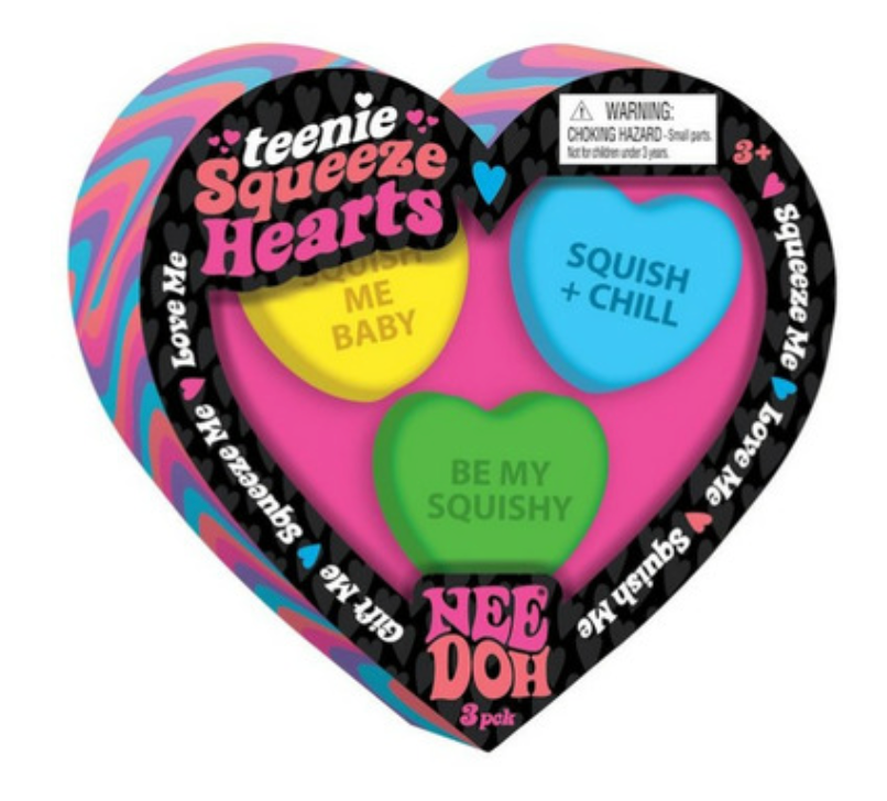 Nee Doh Teenie Squeeze Hearts