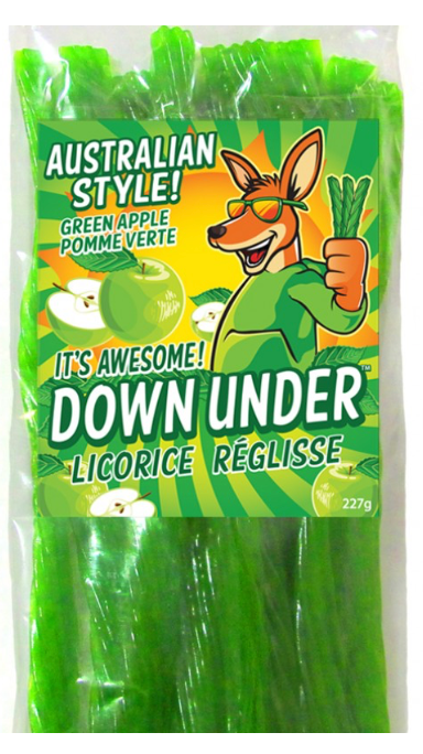 Down Under, Australian Style Licorice, Green Apple