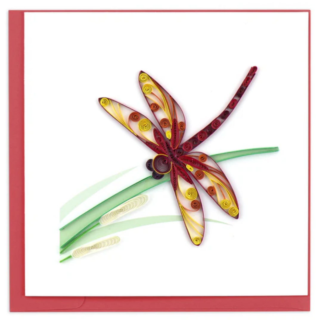 Quilling Card, Dragonfly