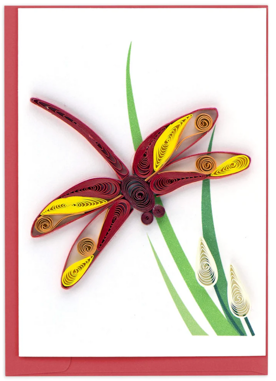 Quilling Gift Card, Dragonfly
