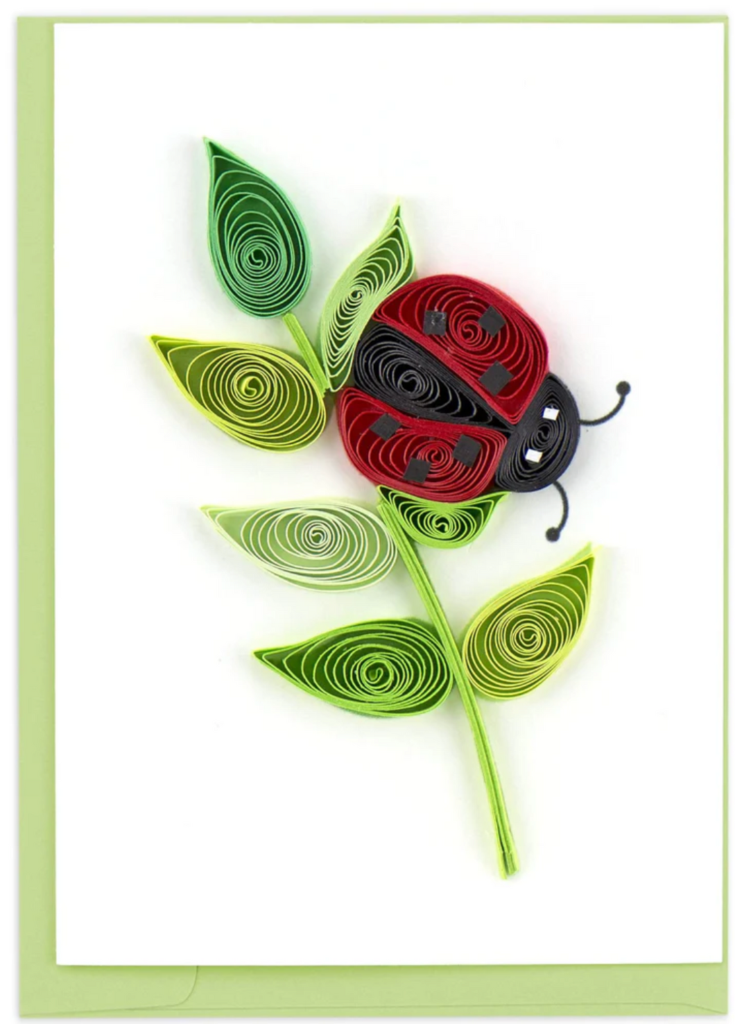 Quilling Gift Card, Ladybug