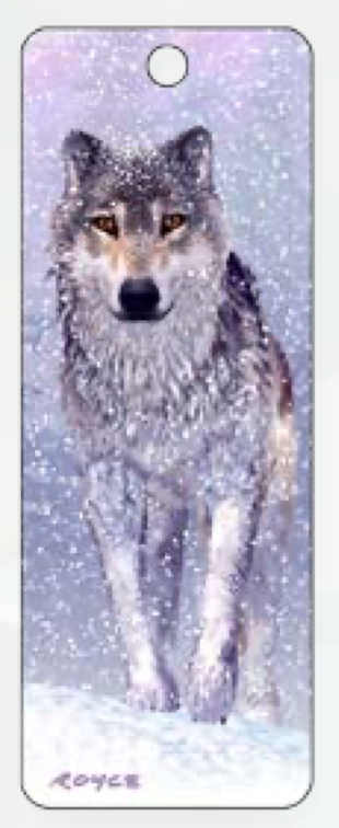 Bookmark, Snow Wolf