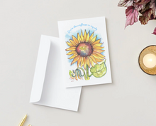 Load image into Gallery viewer, Kath&#39;s Cards, You&#39;re the sunflower to my sky
