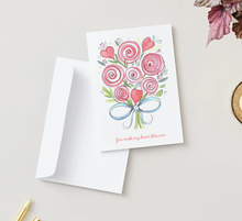 Load image into Gallery viewer, Kath&#39;s Cards, You make my heart blossom
