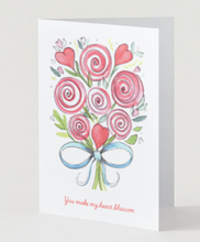 Load image into Gallery viewer, Kath&#39;s Cards, You make my heart blossom
