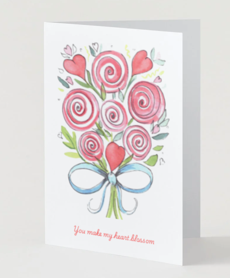 Kath's Cards, You make my heart blossom