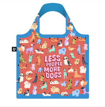 Load image into Gallery viewer, Folding Tote Bag, Less People More Dogs
